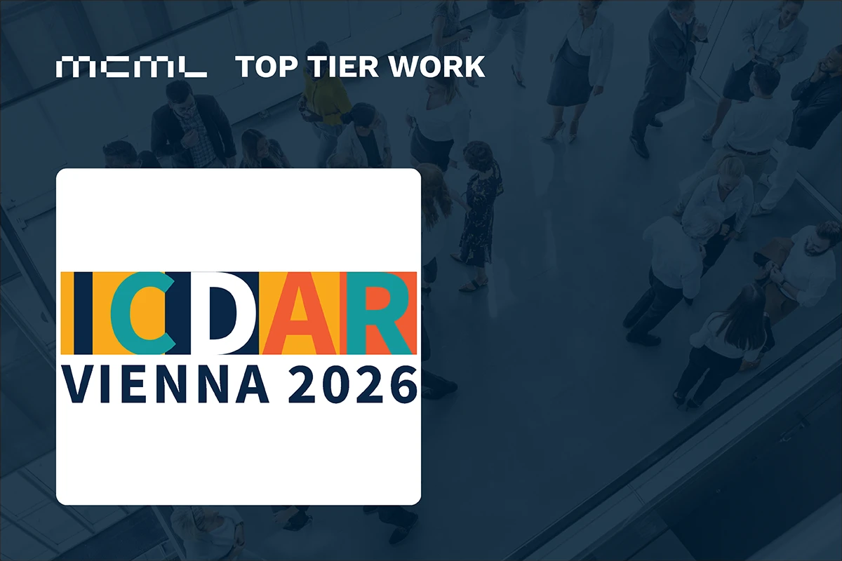 Teaser image to MCML at ICDAR 2026