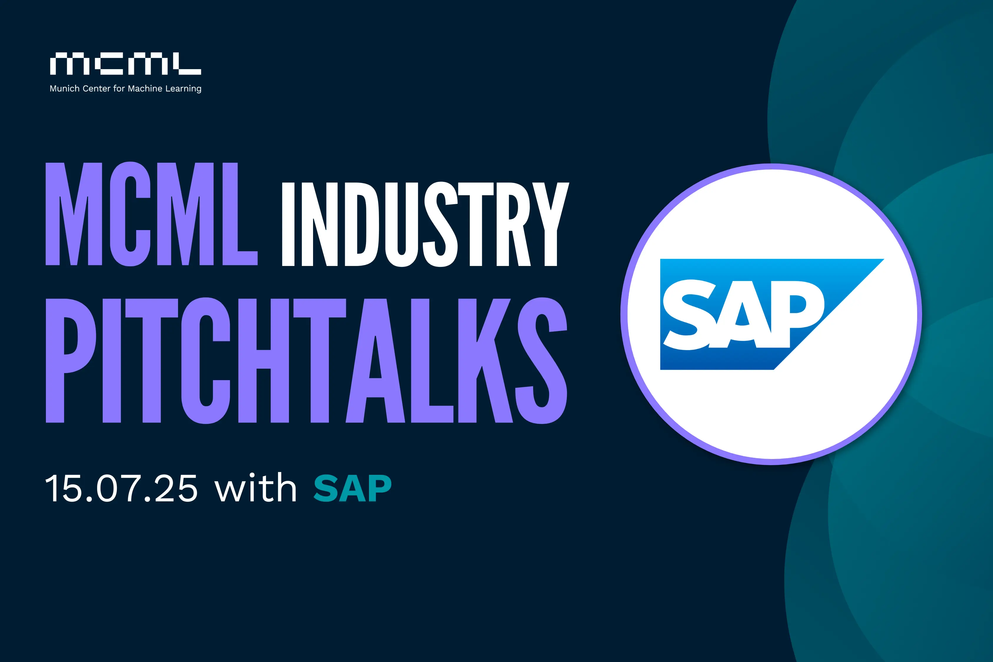 Link to MCML Industry Pitchtalks with SAP