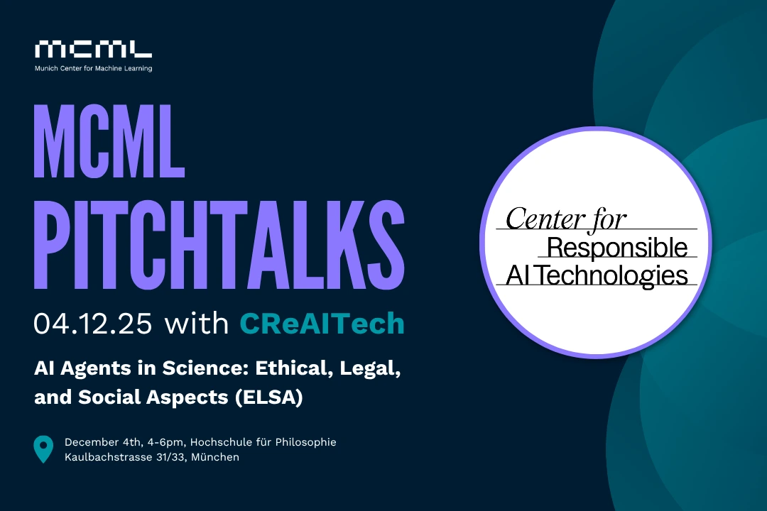 Teaser image to MCML Pitchtalks with CReAITech