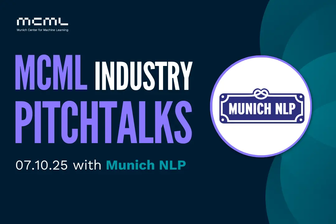 Link to MCML Industry Pitchtalks Munich NLP