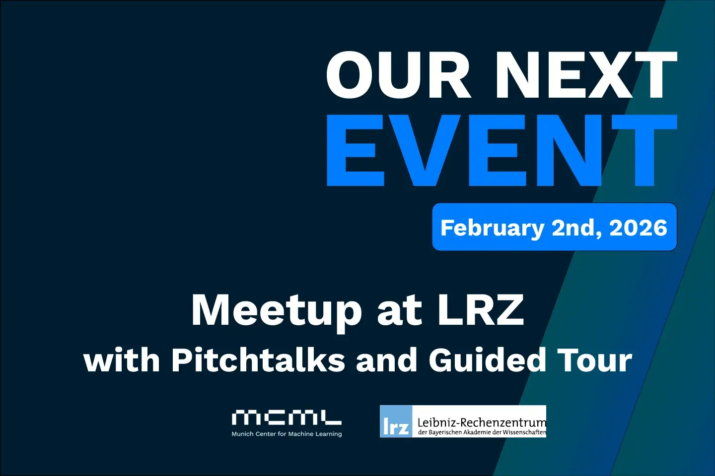 Link to Meetup at LRZ With Pitchtalks and Guided Tour