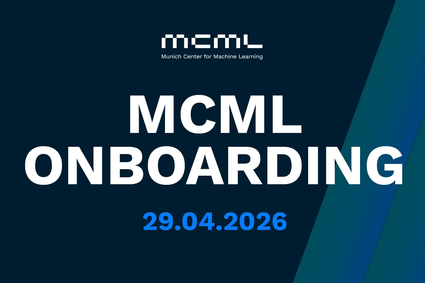 Teaser image to MCML Onboarding Event
