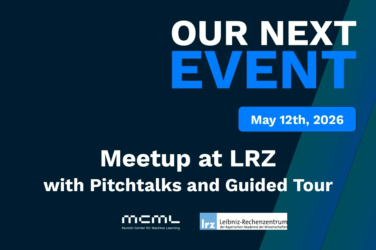 Link to Meetup at LRZ with Pitchtalks and Guided Tour 