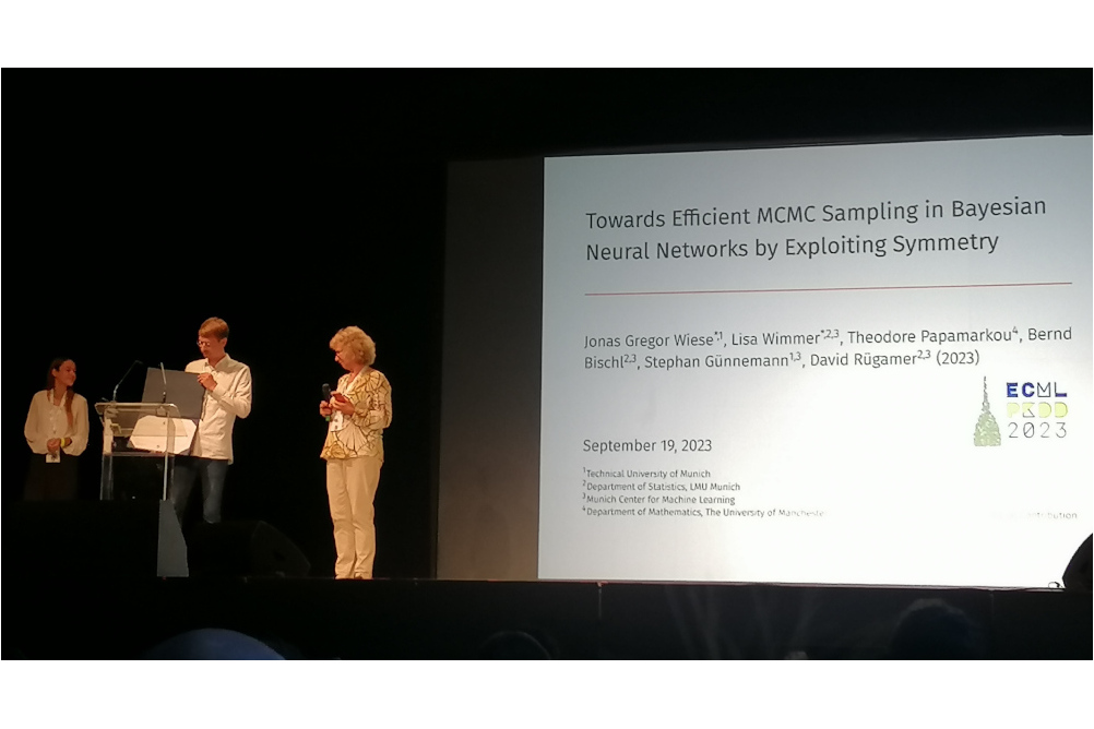 Teaser image to Four MCML members received the Best Paper Award at the ECML PKDD 2023