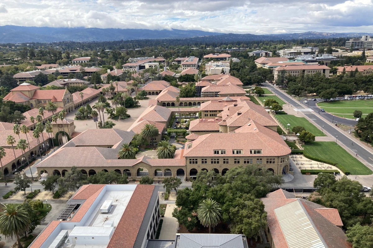 Main quad of Stanford University