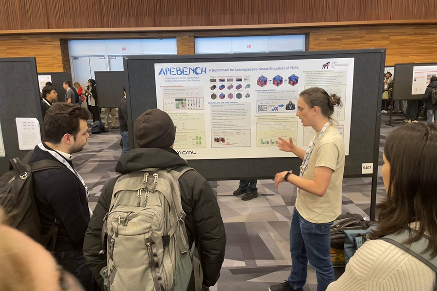 snapshot from the poster session at NeurIPS 2024