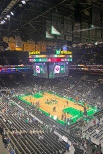 NBA game at the TD Garden.