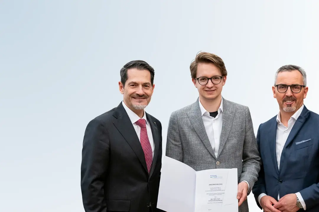 Link to Konstantin Riedl Wins Doctoral Award from the Friends of TUM e.V.