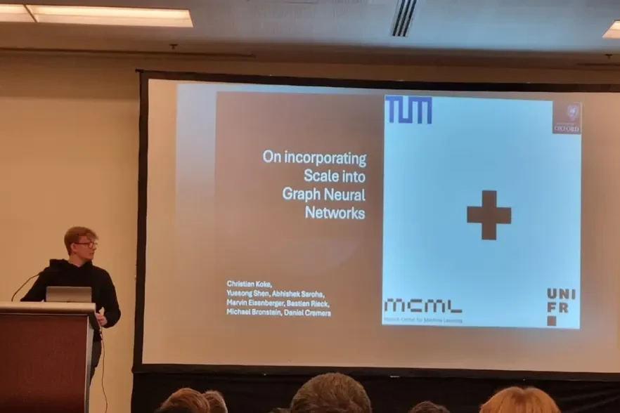 Teaser image to Christian Koke Wins ICLR MLMP 2025 Best Paper Award