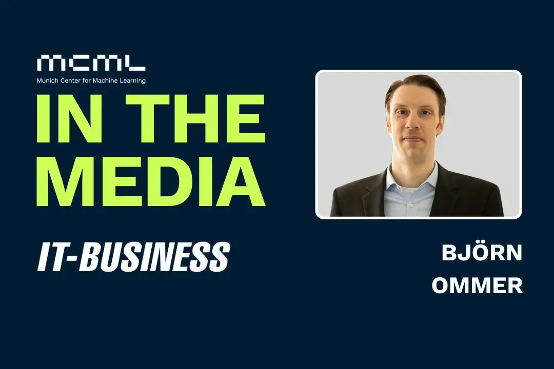 Teaser image to Björn Ommer featured on IT-BUSINESS podcast