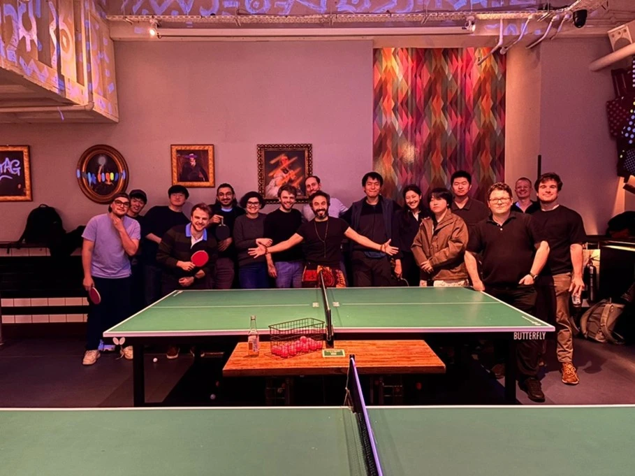 A Circle Group Table Tennis Outing.