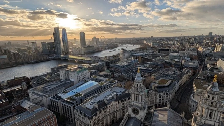View from St. Paul's Cathedral.