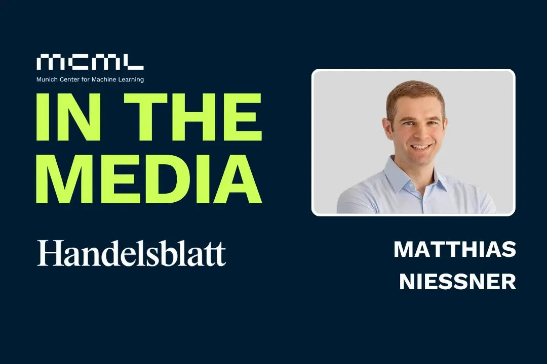 Teaser image to Matthias Niessner Featured in Handelsblatt Disrupt podcast
