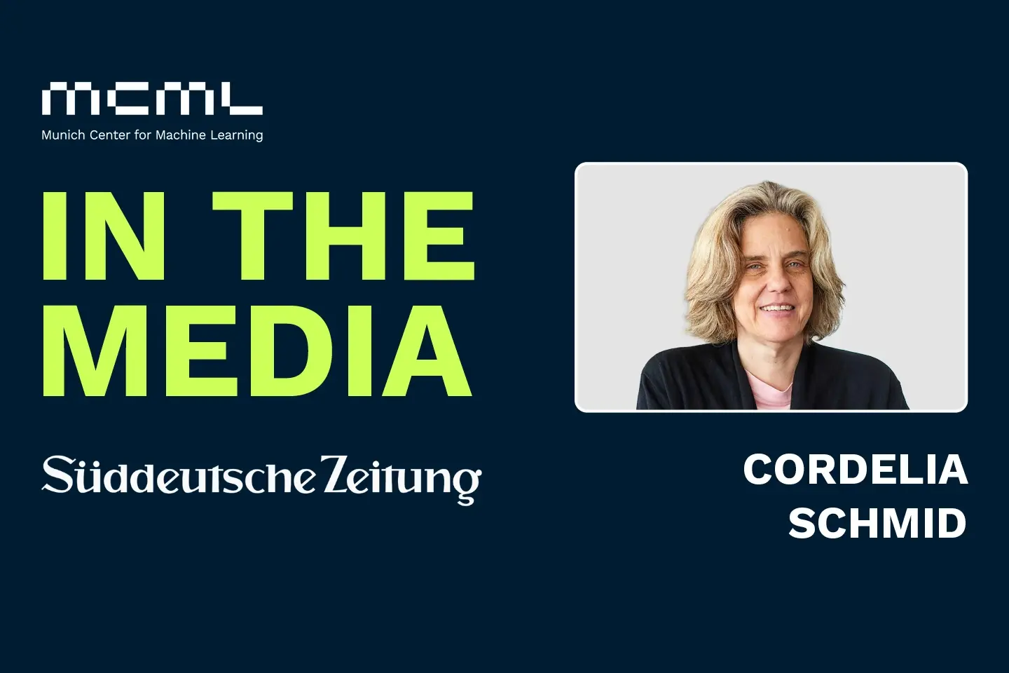 Teaser image to Cordelia Schmid Featured in Süddeutche Zeitung