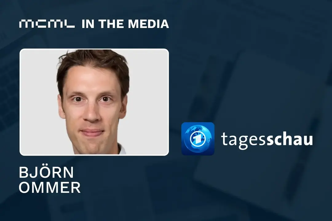Teaser image to Björn Ommer featured in Bavaria’s AI initiative on Tagesschau