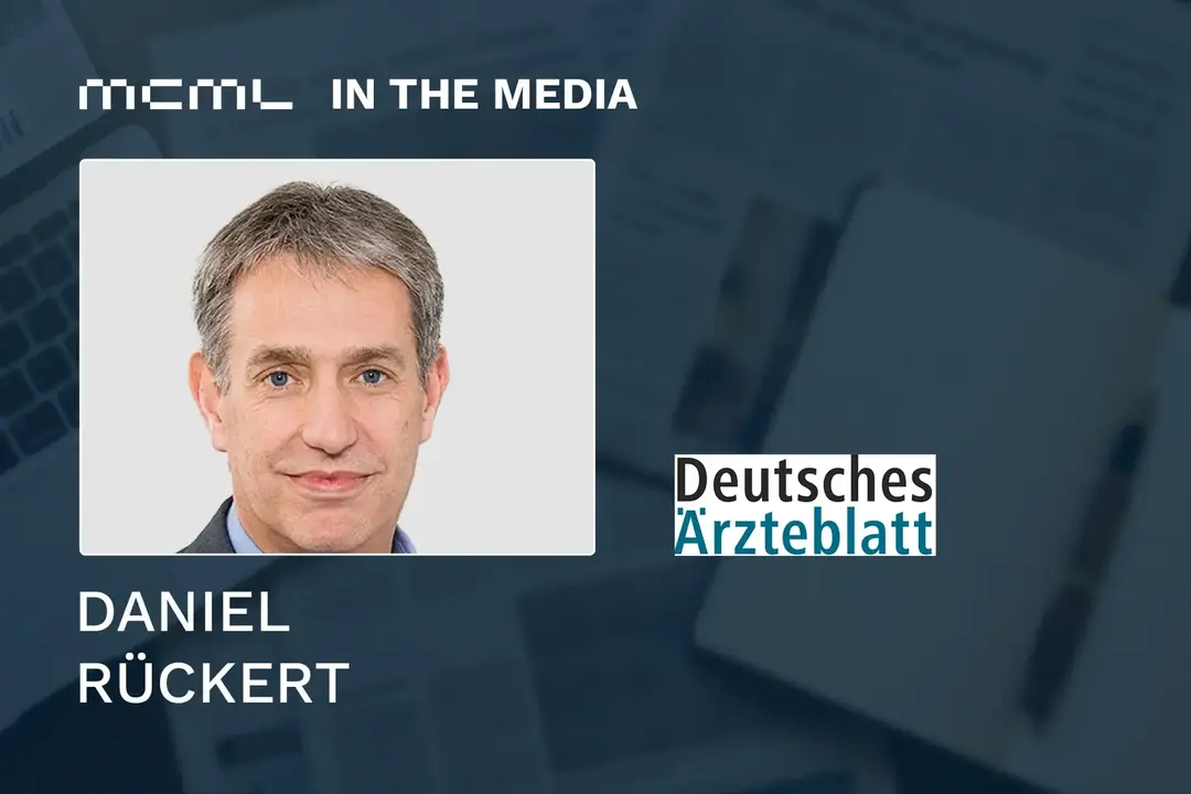 Teaser image to Daniel Rückert Featured in Deutsches Ärzteblatt on the Future of Health Data