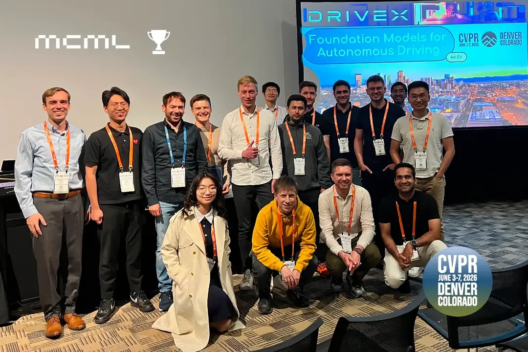Link to MCML Members Receive IEEE/CVF CVPR 2026 DriveX Best Paper Award