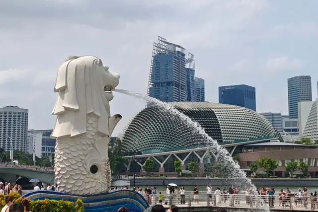 The Merlion, one of Singapore’s most iconic landmarks.
