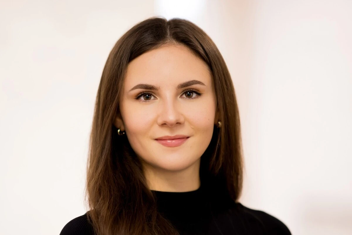 Doctoral student Kerstin Forster.