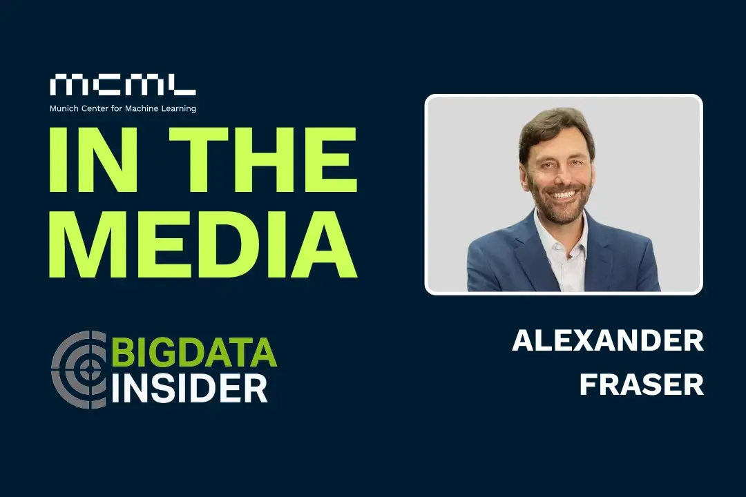 Teaser image to MCML PI Alexander Fraser Featured on Breaking Data Podcast