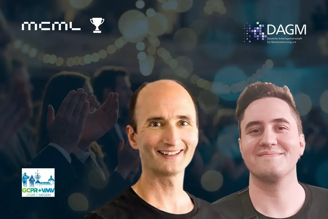 Teaser image to Honorable Mention at GCPR 2026
